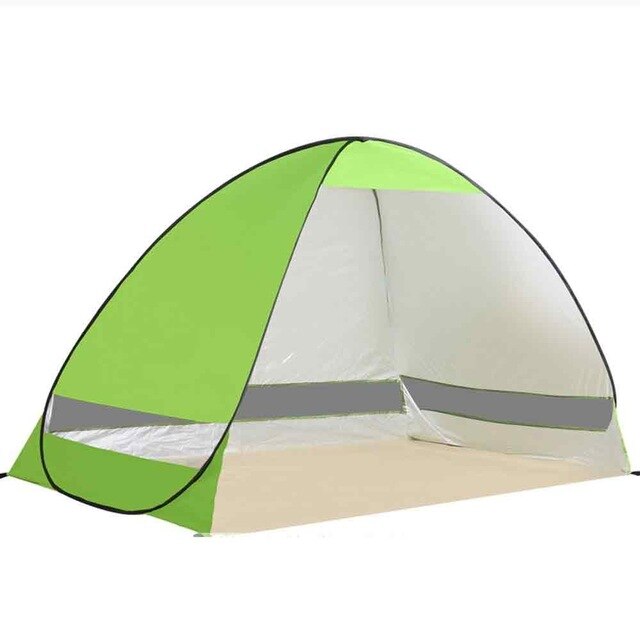 Cheap Goat Tents Beach tents outdoor camping shelter UV protective automatic opening tent shade ultralight pop up tent for outdoor party fishing Tents 